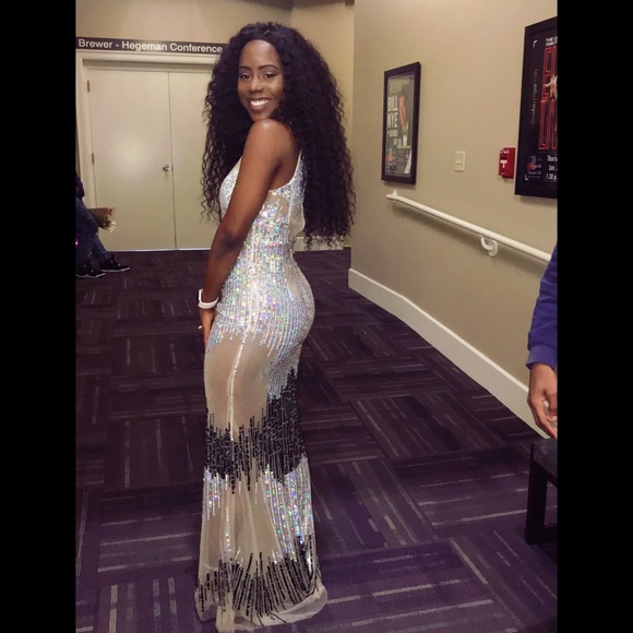 Fitted Sequin Pageant Dress - Picture 8 of 8